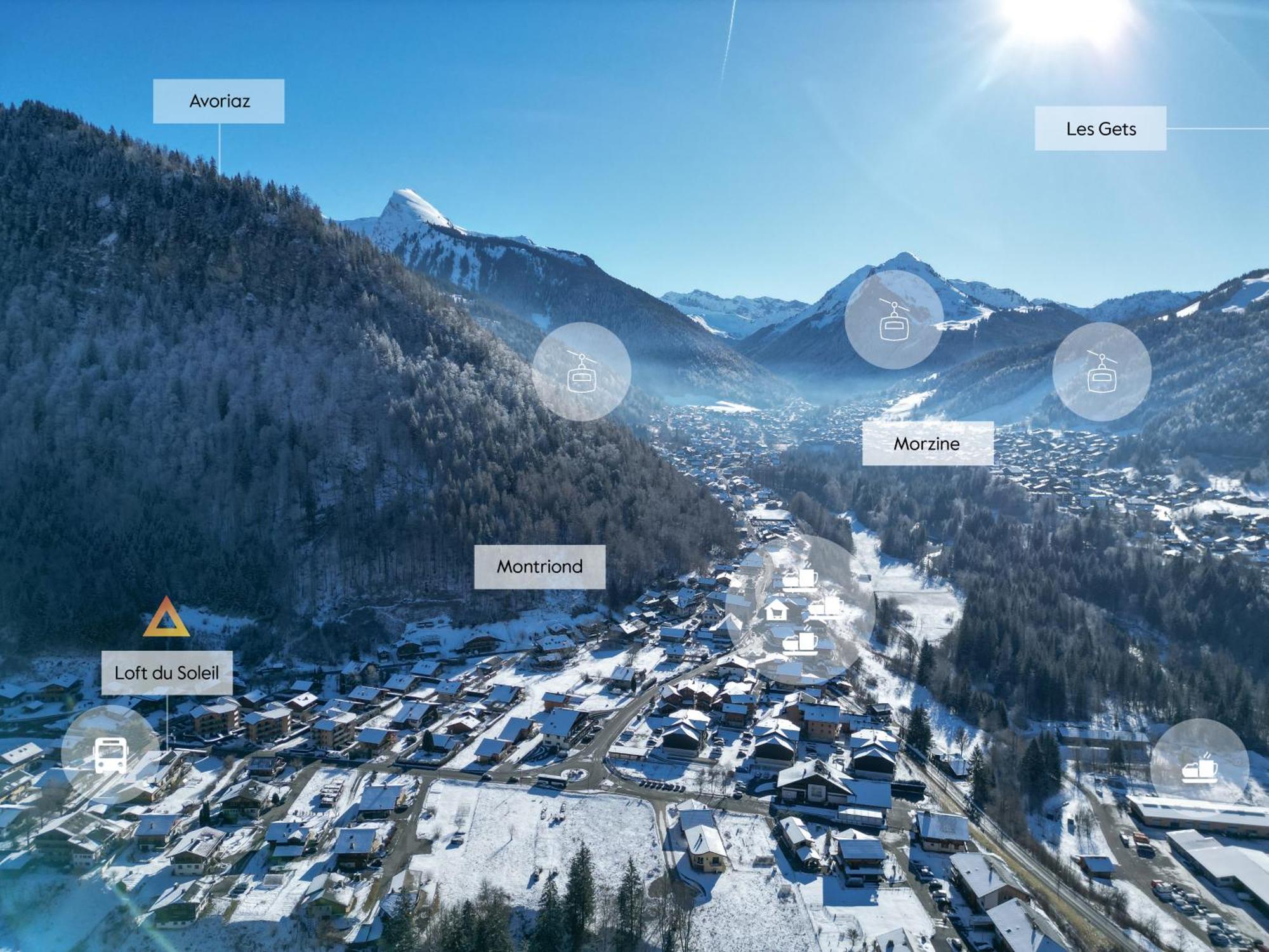 Roof Top Moutain View Direct Access Morzine Avoriaz Montriond Exterior photo